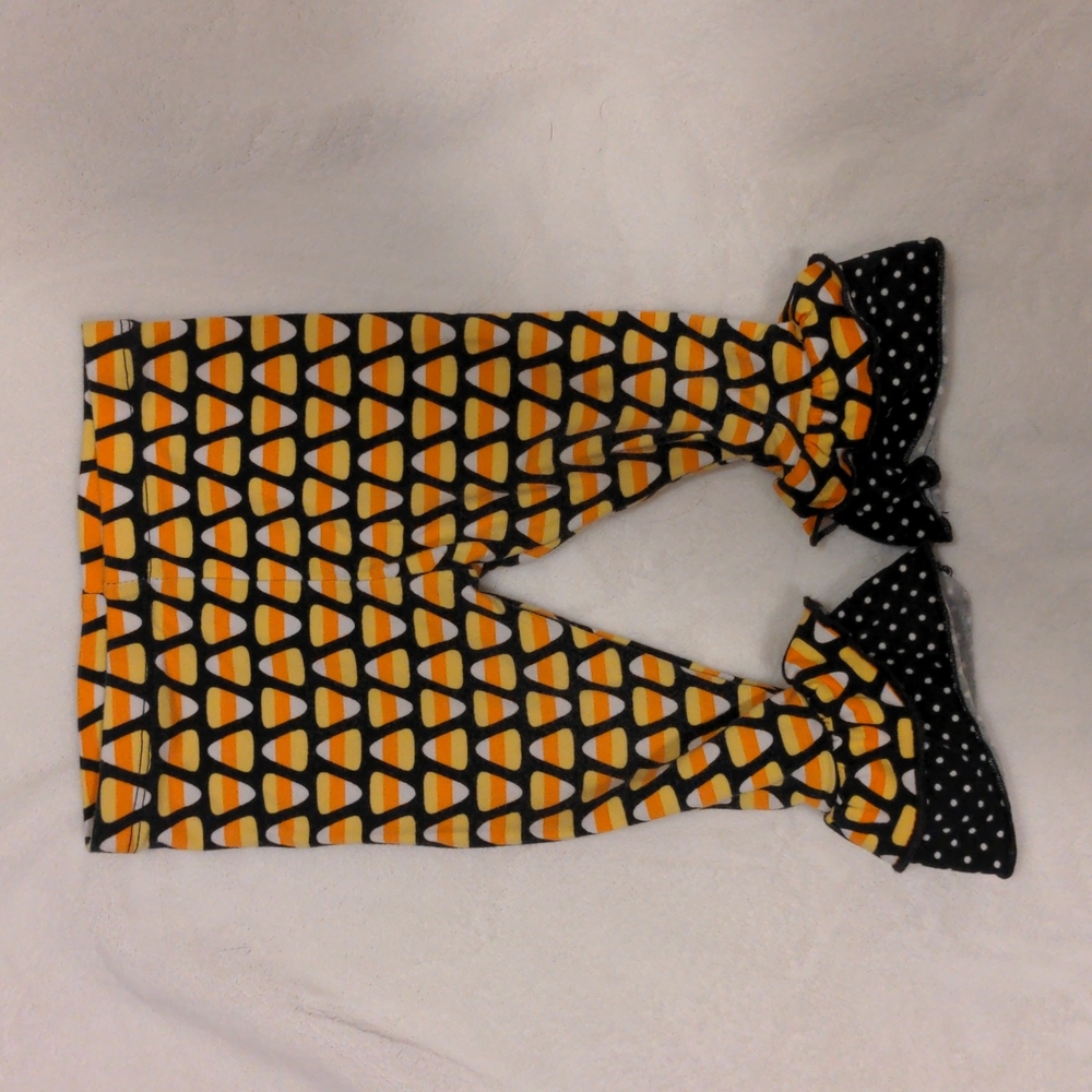 Bonnie Baby girls pants size 12M candy corn pattern